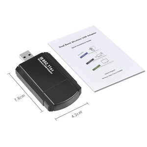 Dual Band 1800Mbps ฟรี WiFi dongle AC WIFI6 USB อะแดปเตอร์กับ802.11AX RTL8832สมาร์ทชิปภายนอก1300Mbps อัตราการส่งข้อมูล - Product Image 6