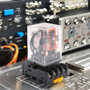 ユニバーサル8ピンMK2P-1中電源リレープラグイン端子ベースソケット付き - Product Image 1