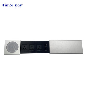 Toma de corriente multifuncional para escritorio, toma de corriente Universal deslizante para EE. UU. - Product Image 4