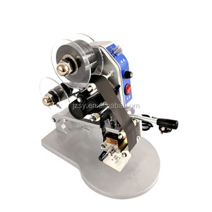 High Quality Manual Aluminum Foil Stamped Metal Code Coder/3 Printing Lines Plastic Bag <strong>Coding</strong> Machine for Small Business - Product Image 1