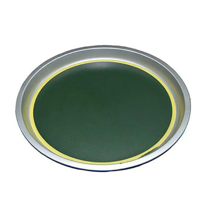 Custom Stackable Round Metal Tray Antislip Bar Serving Trays