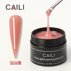 Caili 56g poly לק ג 'ל אמוק אקריליק מתיחה מוצק ג' ל oem/odm מפעל מחיר הציפורן מותאם אישית לק