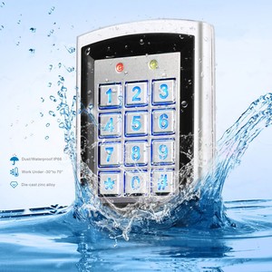 Hot-Selling IP66Standalone-Tastatur 2 Relais Ausgang 125KHz RFID-Karte und Code-Zugang Metall Zugangs kontrolle Tür Eingang 3 Farben - Product Image 5