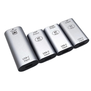 Convertidor de enchufe de video HD 8K/4K 60Hz tipo C a USB 3,1/DP/Mini DP/VGA/compatible con HDMI/RJ45 USB tipo C adaptador macho hembra - Product Image 4