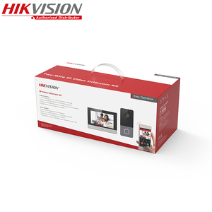 Hikvision <strong>IP</strong> <strong>Video</strong> <strong>Intercom</strong> Kit DS-KIS603-P(C) 7-inch Colorful TFT Screen Capacitive Touch IP65 <strong>TCP</strong>/<strong>IP</strong> Two-way Audio H.264 2MP