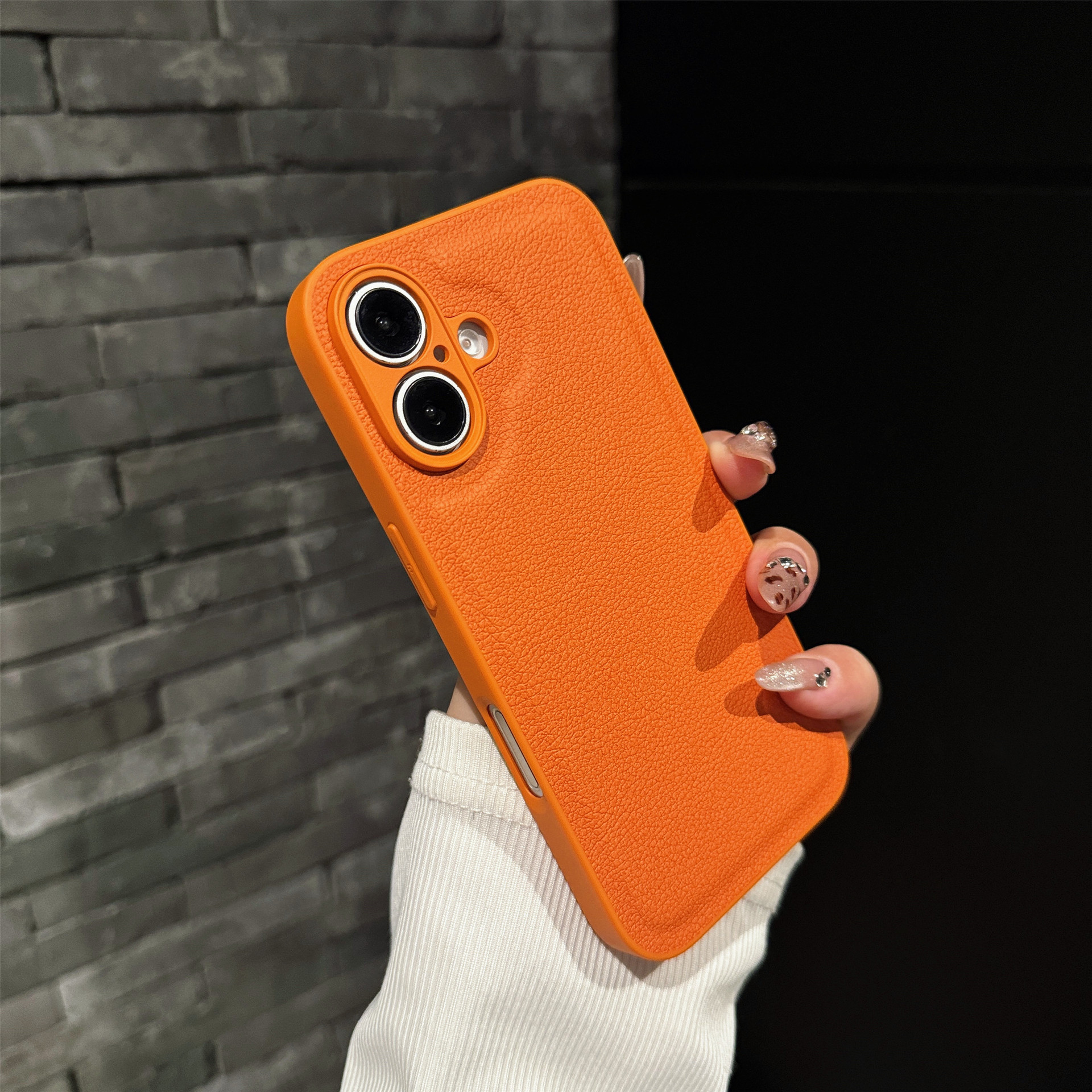 Motif Litchi - Orange