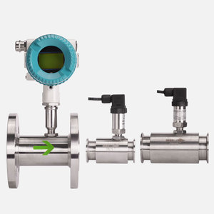Medidor de flujo mecánico de turbina hidráulica con pantalla LED de combustible de amoníaco líquido de con salida de pulso - Product Image 1