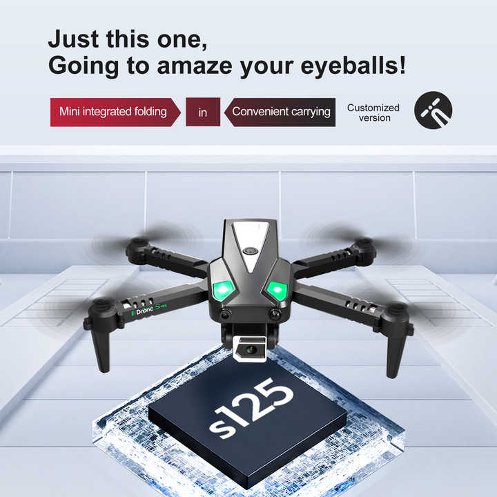 2024 NEW S125 Drone Professional ESC 480P Dual Camera Optical Flow Localization 2.4G WIFi Obstacle Avoidance Quadcopter Toys