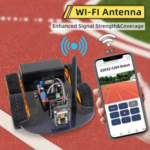 ESP32-CAMスマートカーDIYプログラマー初心者ロボット車ロボット4WD監視カメラロボットキット - Product Image 5