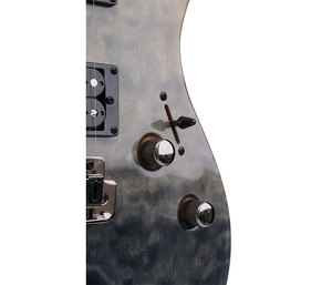 Flyoung Đàn guitar điện 6 dây okoume body/chần sợi gỗ phong bằng Gỗ hồng sắc <span class=keywords><strong>3</strong></span> chiều điều khiển D'Addario xl120 dây 648mm - Product Image 6