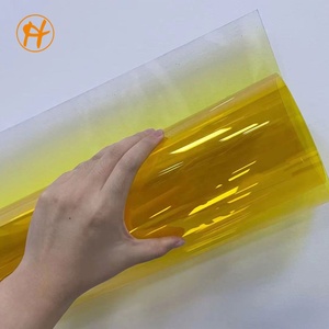 透明プラスチック押し出し透明PVCシート黄色の色合い - Product Image 1