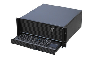Computadora industrial 4U Estación DE TRABAJO Máquina todo en uno Teclado 19 pulgadas Pc Box Case Server Case 7Pcs Ranuras de expansión - Product Image 4
