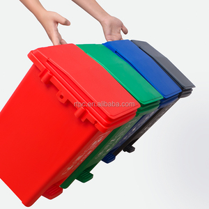 Cubo de basura de plástico reciclado de alta calidad de 15L, 20L, 30 litros, contenedor de basura para interiores y exteriores - Product Image 3