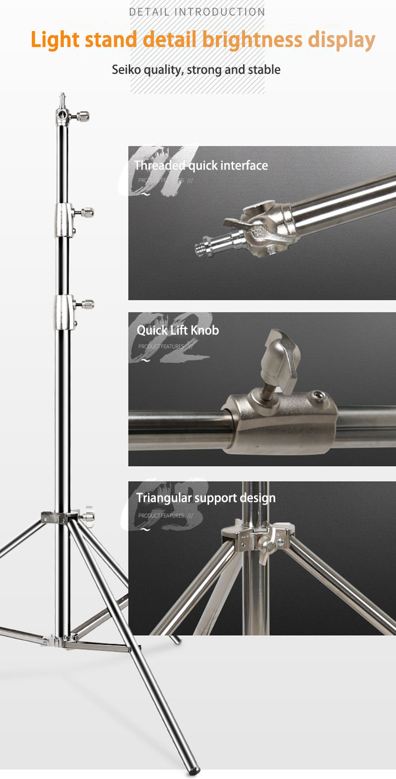 Yiscaxia 2.8m SS Stand
