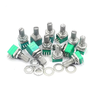 RK097N Single Double Gang <strong>Linear</strong> Rotary <strong>Potentiometer</strong> B5K 10K 20K 50K 100K 250K 3/5/6 Pin RK097 <strong>Potentiometer</strong> for Volume Control - Product Image 1