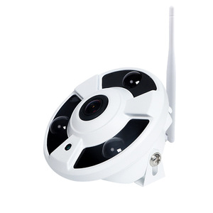 Telecamera Wifi obiettivo Fisheye panoramica senza fili IP telecamera 180 grado di sicurezza domestica Audio telecamera per visione notturna - Product Image 1