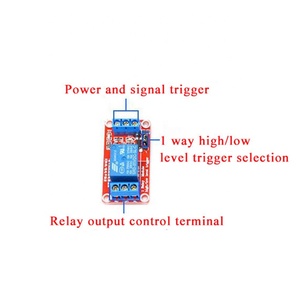 12V 1 Canale Modulo Relè Consiglio Shield con Accoppiatore Ottico Road di Alta e Basso Livello di Trigger Relè per Arduino