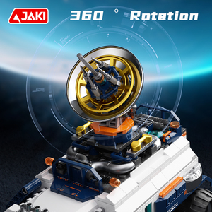 JKAI Hot Selling Building Blocks DIY Probe Car <strong>Battleship</strong> Educational Building Blocks <strong>Toy</strong> - Product Image 4