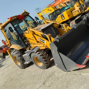 Neuer/Gebrauchter 4x4 Kompakt-Traktor Original JCB 3cx 4cx Baggerlader JCB 4cx 3cx Retroexcavadora Mit Öffnungsfähiger 4-in-1-Schaufel - Product Image 2