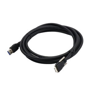 สายเชื่อมต่อข้อมูลกล้องอุตสาหกรรมไมโคร-B แบบ USB 3.0สายเคเบิลการมองเห็นพร้อมการป้องกันแบบถักเปีย - Product Image 1