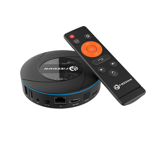 Decodificador inteligente OEM FreeShow Android TV Box al por mayor reproductor multimedia en varios idiomas 4K Global OTT 5G Wifi fábrica verificada