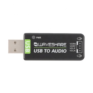 USB Sound Card Driver-Free USB TO <strong>AUDIO</strong> for <strong>Raspberry</strong> <strong>Pi</strong> 3B Plus 4 4B 8GB/ Jetson Nano