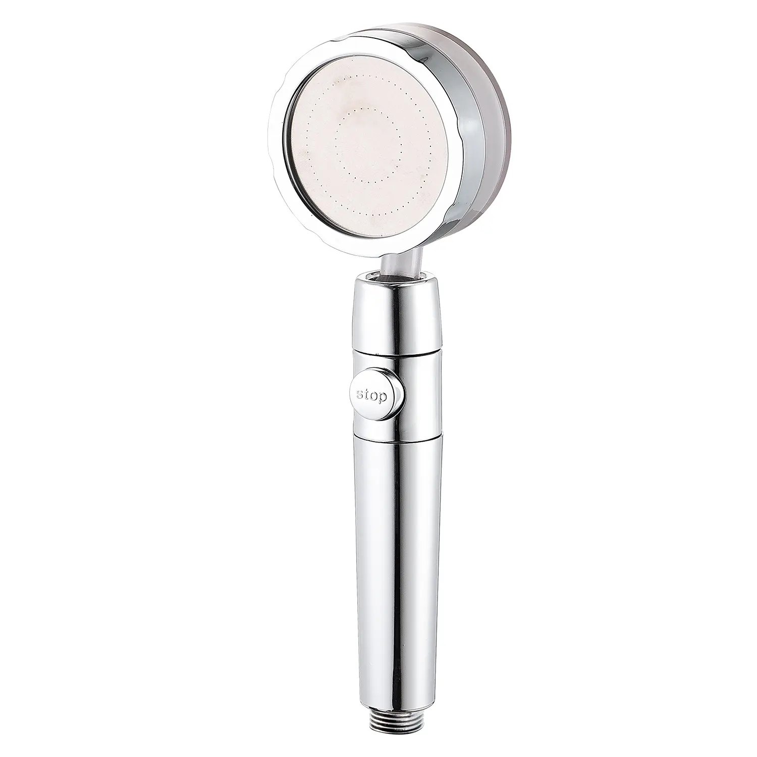 TB-SH024 Tengbo nuovo modello di lusso ionico hydro white soft water clear hand shower jet head cristalli per il bagno