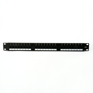 Panel de conexión LED 1U de 19 pulgadas con función de seguimiento LED panel de conexión RJ45
