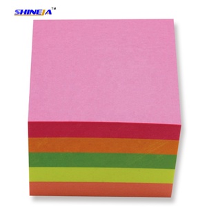Venta al por mayor surtido colorido Bloc de notas estilo Cubo de notas adhesivas - Product Image 4