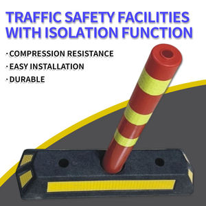 Chất lượng cao tốc độ cao Splitter màu chuyển hướng hướng dẫn cao su và nhựa mòn xe Lane Divider - Product Image 6