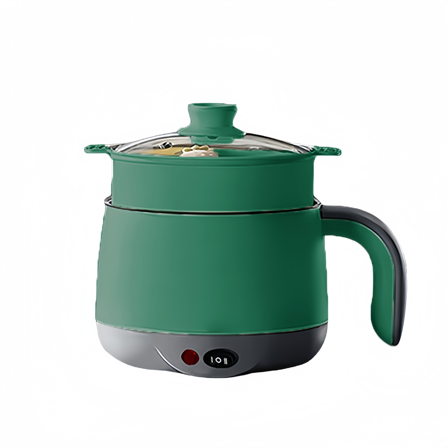 Green-PP Steamer(Non-stick/Stainless steel inner pot)