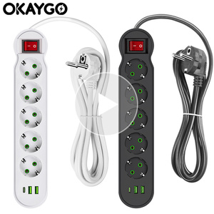 Compatibilidad global Conecte en cualquier lugar Enchufe de extensión universal con alimentación de enchufe múltiple - Product Image 1