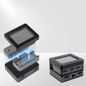 Raspberry PI Zero 2W POD Gehäuse aus Aluminium legierung USB-Schnitts telle erweiterungs modul 2,8-Zoll-LCD - Product Image 2
