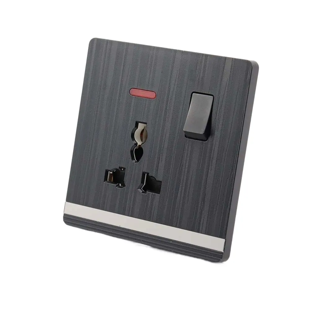 Professional manufacturer universal panel with one opening and three holes combination high pressure switch and socket