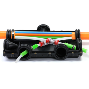 FTTH Micro Tube Distribution Closure Glasfaser-Luft geblasenes Faser system Microduct Branch Closure für die Verwendung im POE IP TCP-Netzwerk