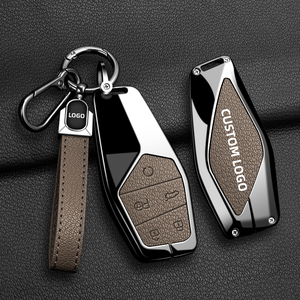 Suitable for <strong>MG</strong> car <strong>key</strong> case <strong>ZS</strong> HS MG5 MG4 EV Zinc Alloy <strong>Key</strong> Fob Cover for <strong>MG</strong> Vehicles Protection Stylish Design - Product Image 3