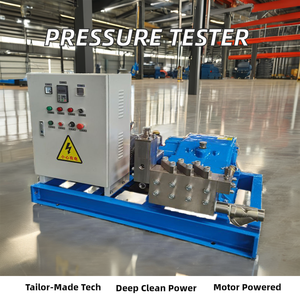 Electric <strong>Pipeline</strong> Pressure <strong>Testing</strong> Machine 100bar-500bar <strong>Hydrostatic</strong> <strong>Testing</strong> New Condition Industrial Cleaning Pump Engine Motor - Product Image 6