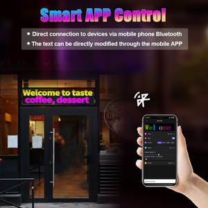 Venta caliente Bluetooth control pantalla scrooling panel de matriz colorido mensaje personalizado publicidad - Product Image 4