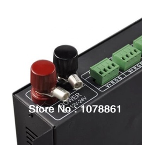 24CH DMX512 декодер 8-канальный сетевой видеорегистратор RGB светодиодный контроллер DC5V-24V 24CH * 2A DMX декодер диммер для RGB свет контроллер