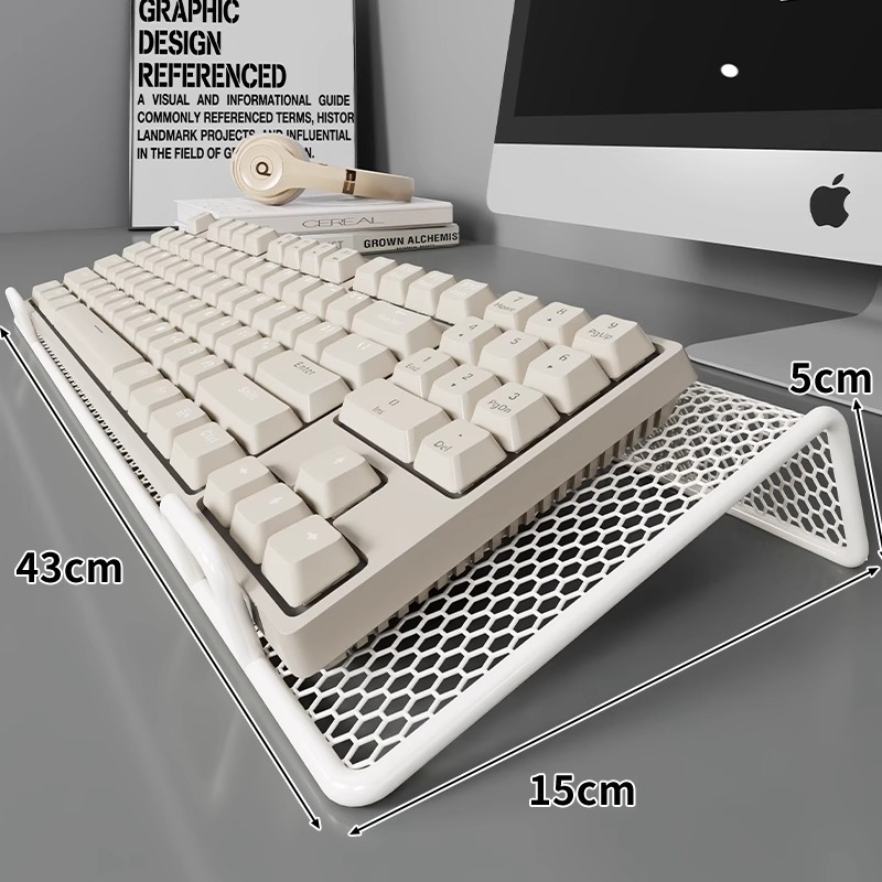 White Keyboard Stand - 43cm Long