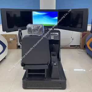 High Quality and Low-Priced Driver <strong>Simulation</strong> Trainer Three Screen Car Driving Simulator