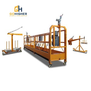 Sistema de andamios de construcción de escenario oscilante de 24 pies de largo, plataforma de trabajo suspendida de góndola para limpieza de ventanas - Product Image 5