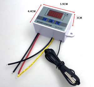 Digitaler LED-Temperatur regler 10A Thermostat-Steuersc halter Sonde mit wasserdichtem Sensor XH-W3002 12V /24V / 110V-220V - Product Image 3