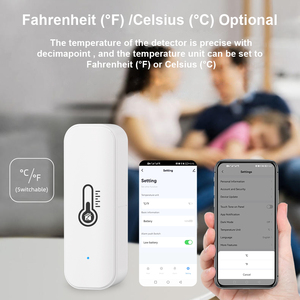Tuya Zigbee датчик температуры и влажности, термометр, гигрометр, измерение Zigbee, поддержка 3,0 Алекса, Яндекс, контроль Алиса - Product Image 2