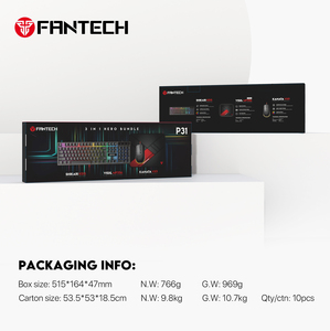 Fantech P31 Hero Wired Gaming Combo <strong>Keyboard</strong> <strong>Mouse</strong> <strong>and</strong> MousePad 7 RGB Lighting 104 Keys <strong>Keyboard</strong> Lightweight Combo for PC Gaming - Product Image 6