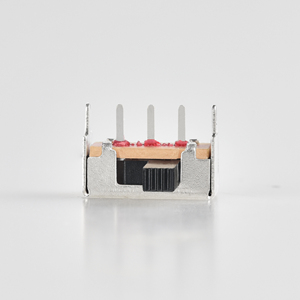 5mm水平スライドスイッチDPDT2P2T6端子PCBパネルラッチスイッチ - Product Image 2