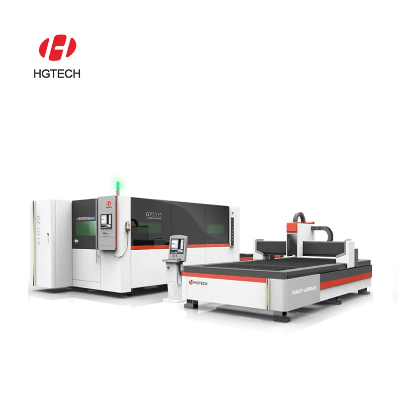 HGTECH machine de découpe laser, haute précision 7% off 2022 1000w 2000 watt 3kw fer au carbone aluminium métal acier inoxydable