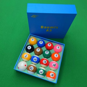 A3 hộp màu xanh thể thao 16-màu tiêu chuẩn Mỹ Trung Quốc bi-a bảng 57.2mm Phenolic nhựa pha lê bóng miễn phí vận chuyển - Product Image 2