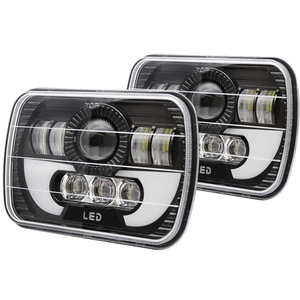 Super Bright 6x7 <strong>6</strong> Inch <strong>Led</strong> Headlight square Hi/Lo Beam <strong>Led</strong> Light with DRL 5x7 Headlight Conversion <strong>Kit</strong> - Product Image 1