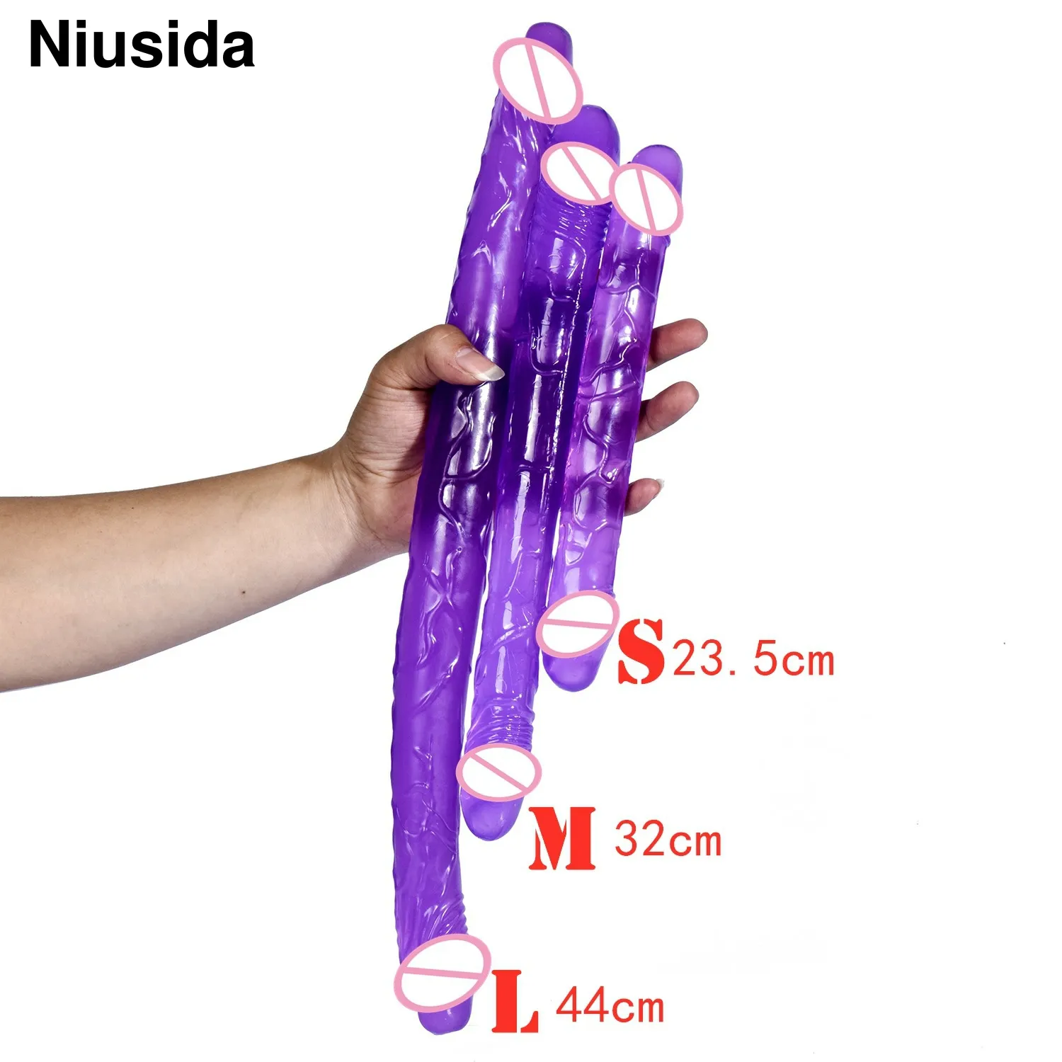 Niusida adulte sexe jouet érotique gode réaliste gros pénis en plastique G Spot Clitoris vibrateur pour les femmes